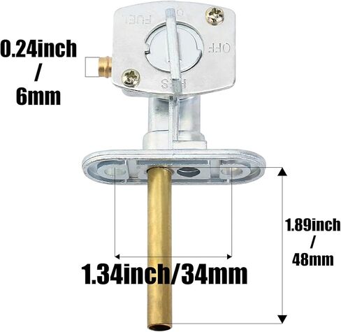 QAZAKY Pack-of-2 Fuel Gas Tank Petcock Valve Switch Compatible with Kawasaki Bayou 220 250 300 400 KLF220 KLF250 KLF300 KLF400 Prairie 300 360 400 KVF300 KVF360 KVF400 Ninja 500R EX500 ZX600 VN1500 in Saudi Arabia