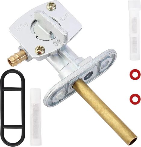 QAZAKY Pack-of-2 Fuel Gas Tank Petcock Valve Switch Compatible with Kawasaki Bayou 220 250 300 400 KLF220 KLF250 KLF300 KLF400 Prairie 300 360 400 KVF300 KVF360 KVF400 Ninja 500R EX500 ZX600 VN1500 in Saudi Arabia