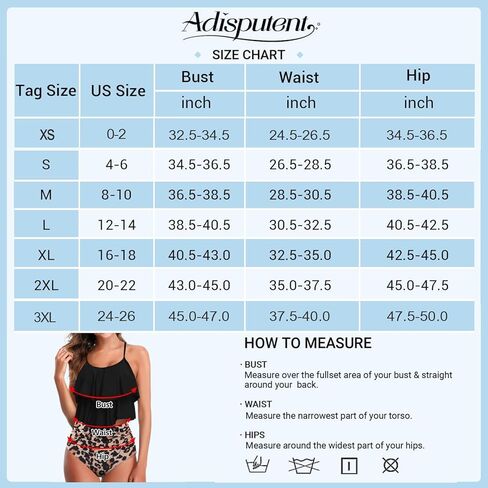 Adisputent Womens High Waisted Bathing Suits Flounce Halter Bikini Bottoms Tummy Control Modest Swimwear Two Piece Swimsuits in Kuwait
