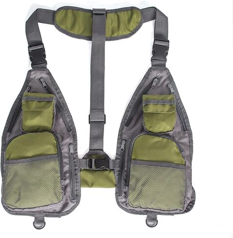 سترة صيد السمك للرجال من MYDAYS، جيوب متعددة، سترات صدرية، تصوير صيد السمك في الهواء الطلق، بدلة مسامية لجميع المواسم in Kuwait