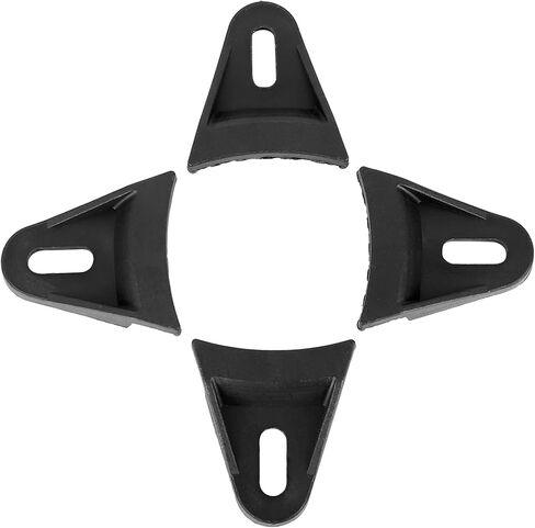X AUTOHAUX 16 قطعة مضخم صوت سيارة أسود يتحدث مشابك الشواية مشابك تثبيت مناسبة لـ 4 "6" 8 "10" 12 "15" in Saudi Arabia