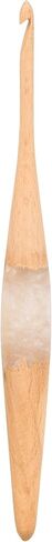 Ommi Ergonomic Handle Crochet Hooks | Handcrafted 7’’ Steam Beech Wood & Resin Mix Crochet Hook | Knitting Needle, Craft Yarn Weave | Best Gift! (Steam Beech Wood & Resin, 10 mm) in Saudi Arabia