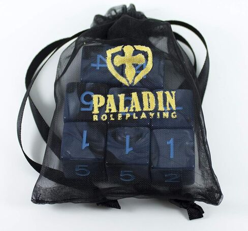 النرد الرمادي والأزرق - مجموعة 8 D6 - "سيد العاصفة" in Kuwait