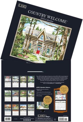 LANG COUNTRY WELCOME 2023 WALL CALENDAR in Saudi Arabia