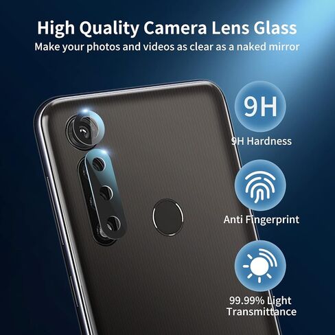 قطعتان من زجاج عدسة الكاميرا الخلفية Senpinkboo بديلة لهاتف Motorola Moto G Power 2020 XT2041-4، XT2041-6 6.4 بوصة مع لاصق مثبت مسبقًا، تتضمن مجموعة أدوات إصلاح + دليل التثبيت in Saudi Arabia