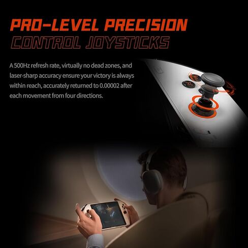 جهاز كمبيوتر محمول 2 Pro مزود بوحدة تحكم ألعاب محمولة AMD Ryzen 8840U وذاكرة وصول عشوائي 32 جيجابايت ومحرك أقراص SSD سعة 2 تيرابايت، 3 في 1 محمول مع شاشة لمس IPS 2K 8.4 بوصة ووحدة تحكم قابلة للفصل، أبيض in Kuwait