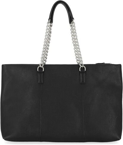 Harley Davidson Leather Top Handle Satchel Tote Bag, Black in Kuwait