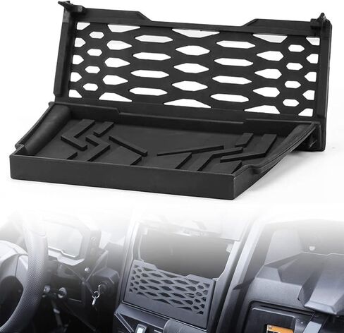 HAKA TOUGH Teryx Under Dash Net w/Anti-Slip Tray, Dashboard Storage Mesh Net for 2020 2021 2022 2023 Kawasaki Teryx KRX 1000 Accessories (Replace OEM # 99994-1340) in Saudi Arabia