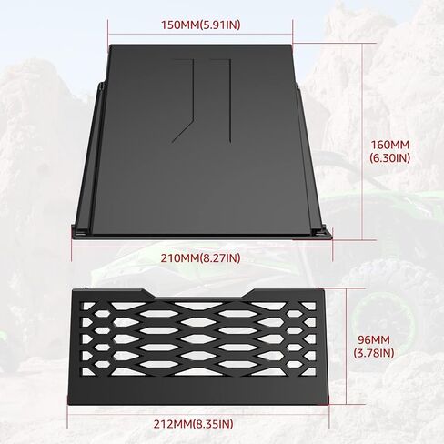 HAKA TOUGH Teryx Under Dash Net w/Anti-Slip Tray, Dashboard Storage Mesh Net for 2020 2021 2022 2023 Kawasaki Teryx KRX 1000 Accessories (Replace OEM # 99994-1340) in Saudi Arabia