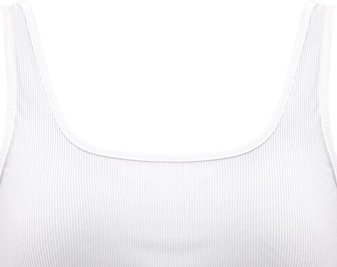 قمصان بدون أكمام للسيدات بدون أكمام ومضلعة بدون خياطة للتمرين واليوجا كاجوال بدون أكمام in Kuwait