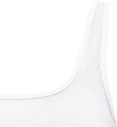 قمصان بدون أكمام للسيدات بدون أكمام ومضلعة بدون خياطة للتمرين واليوجا كاجوال بدون أكمام in Kuwait