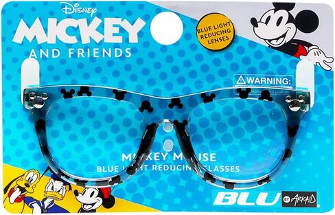 Sun-Staches Arkaid Disney Kids Blue Light Glasses | Mickey or Minnie Style | One Size Fits Most Kids | Arkaid in Saudi Arabia