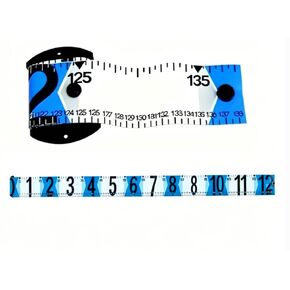 12ft Fishing Ruler Fish Measuring Tape Foldable with Bump Board Waterproof Fishing Portable Measurement Tool for Crabs and Fish in Saudi Arabia