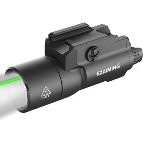 Tactical Light Laser Combo(Hold One Button and Tap Another to Change Mode) | 1750 Lumen for Full Size Pistol/Handgun, Momentary/ Strobe Function for 1913 Picatinny Rail in Saudi Arabia