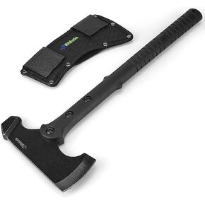 Hitdudu Camping Axe and Hatchet, 15.7" Tactical Tomahawk with Hammer Face, Nylon Fiber Handle for Outdoor Survival Hiking Camping in Saudi Arabia