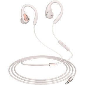 Wired Earbuds with Ear Hooks, 14.2mm Hi-Fi Stereo Over Ear Headphones with Microphone & Volume Control, Secure Fit Sports Earphones Compatible with Smartphones, Laptop, Tablet in Saudi Arabia
