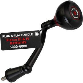 Foldable Power Handle for Penn Fierce III IV, Battle III HS Spinning Reel Replacement Handle (Not for Fierce Live Liner) in Kuwait
