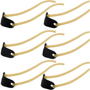 6 PCS Slingshot Replacement Bands, Premium Heavy Duty Rubber Tubular Slingshot Replacement Bands, Universal Wrist Rocket Elastic Rubber Band, Wrist Rocket Sling Shot Rubberband for Hunting in Saudi Arabia