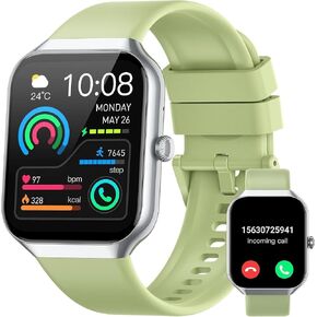 Smart Watch for Men, New 1.91" TFT-LCD Fitness Watch with IP68 Waterproof | Answer/Make Calls, 120+ Sports Modes, Heart Rate/Sleep Monitor/Pedometer, 30-Day Standby, 100+ Watch Faces, for iOS Android in Saudi Arabia