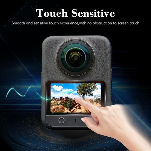 3-Pack 9H Screen Protector for DJI Osmo 360 II, Osmo 360 & Xtra 360 | 99% HD clarity; anti-fingerprint, scratch-resistant; bubble-free install; 3-pack for DJI Osmo 360 II accessories in Saudi Arabia