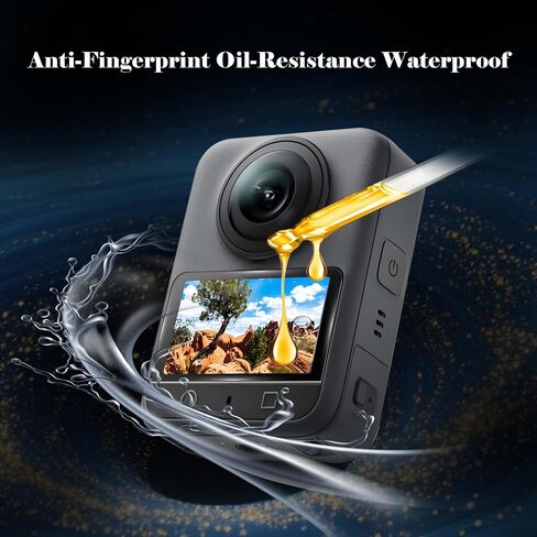 3-Pack 9H Screen Protector for DJI Osmo 360 II, Osmo 360 & Xtra 360 | 99% HD clarity; anti-fingerprint, scratch-resistant; bubble-free install; 3-pack for DJI Osmo 360 II accessories in Saudi Arabia