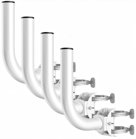 Universal Wireless Bridge Bracket Mount, 2-Pack J Pole Mounts, 180 Adjustable Wall-Mounted Mount for Outside Antenna Starlink, Outdoor Bracket for AP Access Point Client CPE in Saudi Arabia