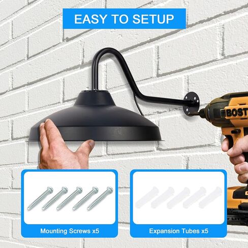 Solar Barn Light Outdoor Indoor - Motion Sensor Security Light, Cool White 6000K, IP65 Waterproof, Dusk to Dawn Auto On/Off, for Yard, Garage, Patio, Gazebo, Camping, Porch, Shed Lighting in Saudi Arabia