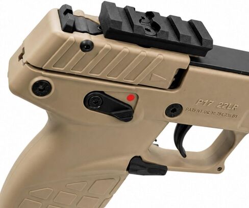 Red Dot Mount Picatinny Rail for Kel-Tec P17, P-17 22LR - Nylon Polymer - Made in USA in Saudi Arabia