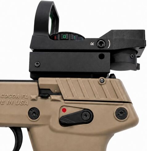 Red Dot Mount Picatinny Rail for Kel-Tec P17, P-17 22LR - Nylon Polymer - Made in USA in Saudi Arabia
