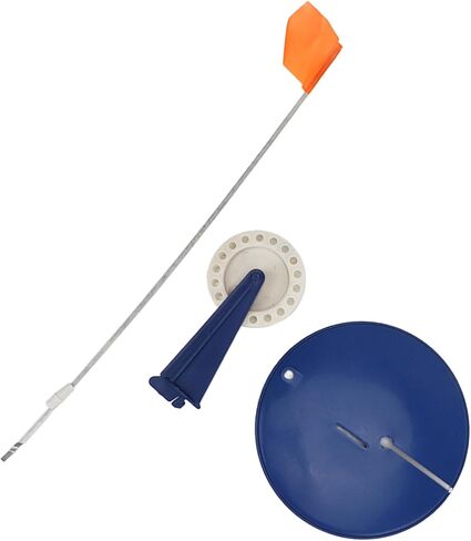 Ice Fishing Indicator Flag Set, Compact Lightweight Design | Durable ABS, Stainless Steel, Efficient Flag Operation, Easy to Carry, Popular Winter Accessory in Saudi Arabia