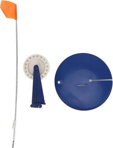 Ice Fishing Indicator Flag Set, Compact Lightweight Design | Durable ABS, Stainless Steel, Efficient Flag Operation, Easy to Carry, Popular Winter Accessory in Saudi Arabia
