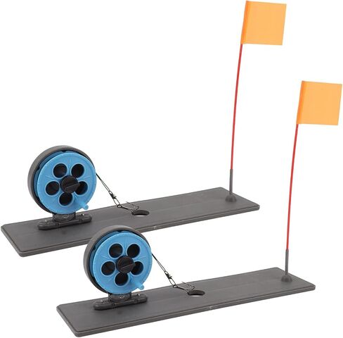 Ice Fishing Flag Marker Rod 2pcs Automatic Floating Portable in Saudi Arabia
