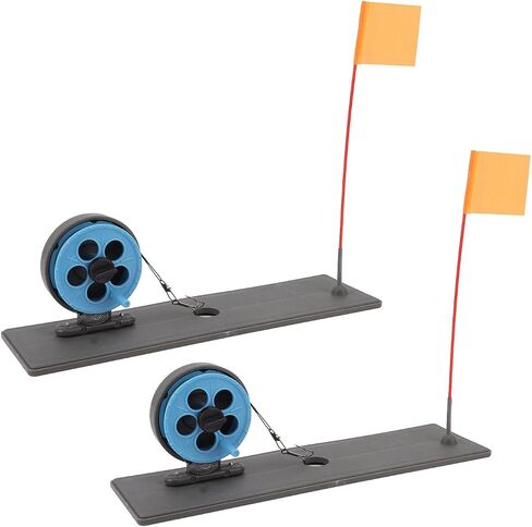 Ice Fishing Flag Marker Rod 2pcs Automatic Floating Portable in Saudi Arabia