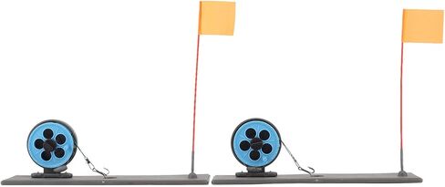 Ice Fishing Flag Marker Rod 2pcs Automatic Floating Portable in Saudi Arabia
