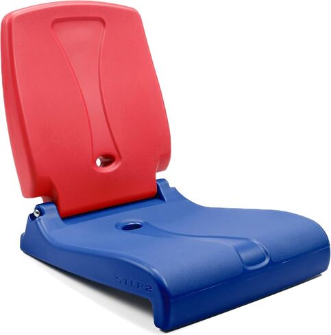 Step2 Foldable Adult Flip Seat, Portable Outdoor Chair for Poolside, Tailgating, Camping, Picnic Chair, Provides Back Support When Sitting on Ground, White in Saudi Arabia