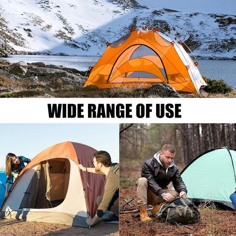 Heavy Duty Ice Anchor Tool Kit, Universal Ice Fishing Anchor Tool with Ice Anchor Drill Adapter, Heavy Duty Tent Stakes & Rope Hanger & 1/4" Adapter Head for Setting Up Ice Fishing Shelter Tent in Kuwait