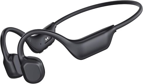 Bone Conduction Headphones Bluetooth 6.0,IP67 Waterproof | Bone Conduction Headphones with Mic,Open Ear Earbuds,for Running Gym Cycling in Saudi Arabia
