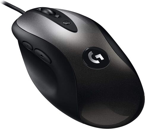 Logitech G MX518 Mouse Gaming | Sensore HERO 25K, 25.600 DPI, Processore ARM, 8 Pulsanti Programmabili, PC/Mac - Nero/Grigio in Saudi Arabia