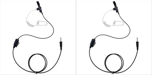 Air Tube Earpiece Surveillance Kit Earphone Headset PTT Mic for Motorola EVX-S24 Yaese VX-6R FT-270R Standard Horizon HX320 HX210 HX40 HX890 Two Way Radio in Kuwait