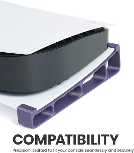 Glistco Skates - Horizontal Stand Compatible with PS5 - Disc Edition (Galaxy Purple) in Saudi Arabia