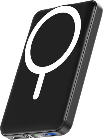 podoru for Magsafe Power Bank, 10000mAh Slim Magnetic Portable Charger | 22.5W PD Fast Charging, Travel Essentials with USB-C Cable LED Display, Wireless Battery Pack for iPhone 17-12 Series in Saudi Arabia