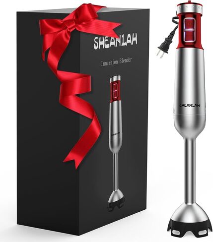 1000W Powerful Immersion Blender handheld, 2026 New Update Hand Blender with 25-Speed, Scratch-Resistant Corded Hand Mixer with Heavy-Duty Copper Brushless Motor and Gift Box in Saudi Arabia