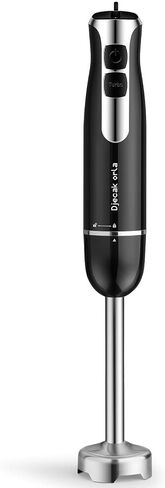 Upgraded 700W Immersion Hand Blender, Black | 20 Variable Speeds, Up to 15,500 RPM Stick Mixer for Smoothies,Soup, Puree & Baby Food in Saudi Arabia