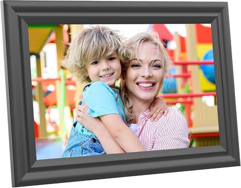 Digital Picture Frame WiFi 10.1 Inch Digital Photo Frame, Electronic Picture Frame, 16GB Storage, Auto-Rotate, IPS Touch Screen, Easy Setup and Share Photos and Videos via Free App from Anywhere in Saudi Arabia