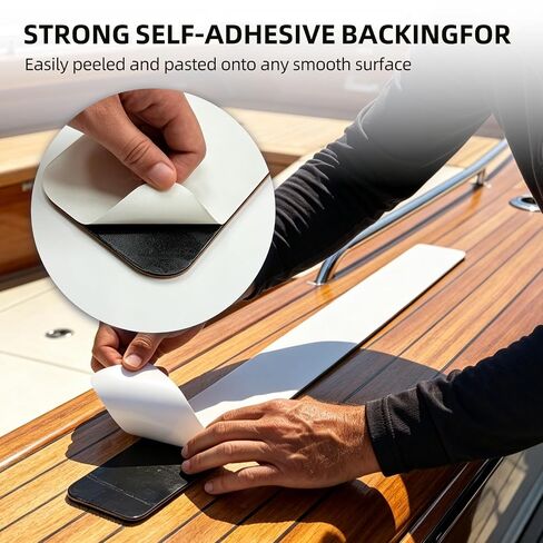 Teak Color EVA 36“ Fish Ruler Self-Adhesive Marine Boat Measuring Foah Ruler 36 Inch Fishing Ruler for Center Console, Bass Boat, Kayak, Cooler, Saltwater & Freshwater, Catch and Release Tool in Saudi Arabia