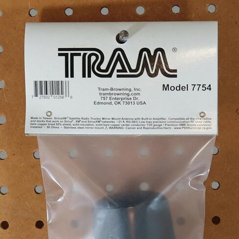 Tram® Satellite Radio Mirror-Mount Trucker Antenna with RG58 Coaxial Cable and SMB-Female Connector in Saudi Arabia
