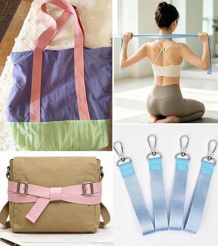 1 inch Webbing Strap Nylon Straps for Bags Handle | 12 Macaron Colors, 3.3 Yards, Strap for Backpack, Pet Collars, Climbing Outdoors Indoors Crafting DIY in Saudi Arabia