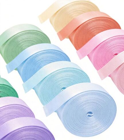 1 inch Webbing Strap Nylon Straps for Bags Handle | 12 Macaron Colors, 3.3 Yards, Strap for Backpack, Pet Collars, Climbing Outdoors Indoors Crafting DIY in Saudi Arabia