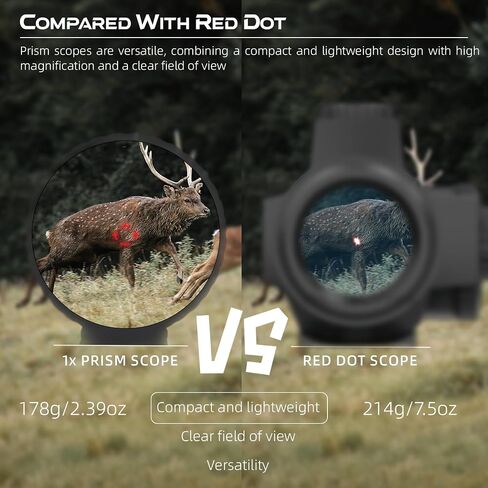 Vector Optics Paragon X-Mini 1x18 Red/Green Reticle Prism Rifle Scope CQB Sight Tactical Extra Compact Riflescope Fast Shooting Fits for AR Platform in Saudi Arabia