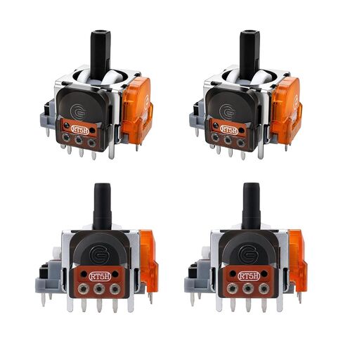 WCDZSU 4 Pcs TMR Joysticks Replacement for DualShock PS4 Controller | Anti-Drift Stick Sensor Module, Electromagnetic 3D Analog Joystick Replacement for PlayStation 4 Repair Part Accessories in Saudi Arabia